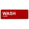 Alpine Industries Wash, Rinse, Sanitize Signage 9"x3" ALPSGN-41​ - alternate 4